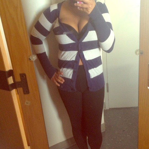 Striped cardigan