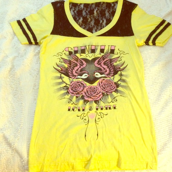 Yellow Sparrow SINFUL Shirt