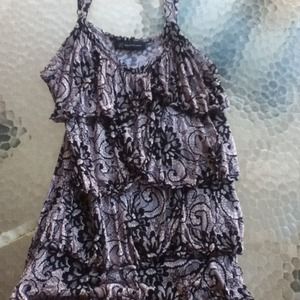INC layered/flowy tank top