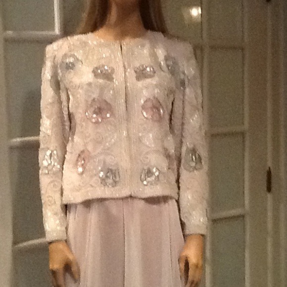 Beautiful 3 Pc. Formal Sequin Shirt/Shell/Jacket