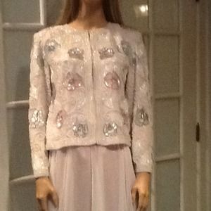 Beautiful 3 Pc. Formal Sequin Shirt/Shell/Jacket