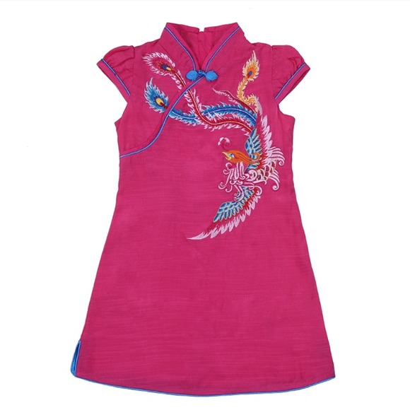 Pink cheongsam