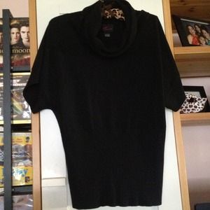 Cowl neck, short sleeve sweater from Torrid
