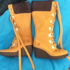 Timberland boots! Gently used! SUPERCute!