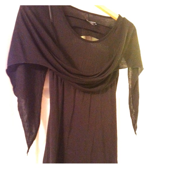 Bebe black top in a size small