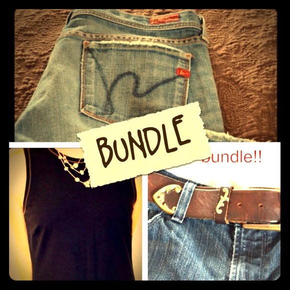 RESERVED Bundle for sale - jeans, dress, belt
