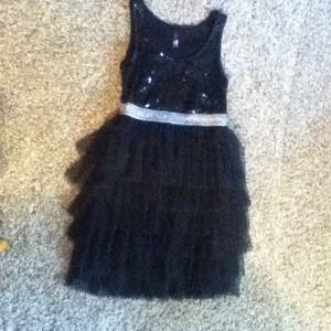 Black bedazzled dress