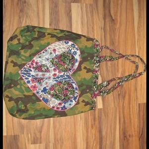 Camo duffle bag BUNDLE w/Camo rhinestone bag