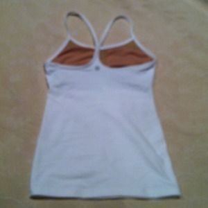 Lululemon  power y tank holding for @trainergirl