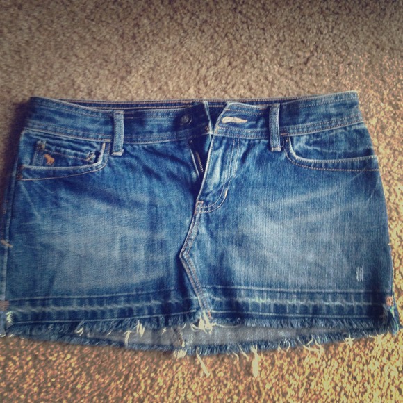 Newly reduced! Abercrombie & Fitch Jean Skirt