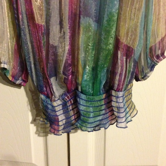 ✨Colorful sheer top✨ - Picture 2 of 4