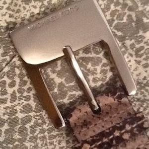Michael Kors Snakeskin Belt