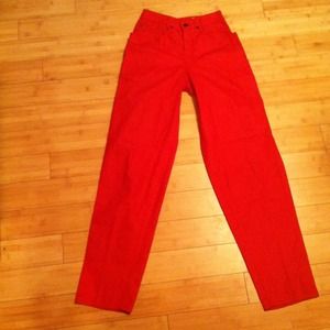 Vintage YSL Red Pant