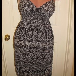 Black and white dress