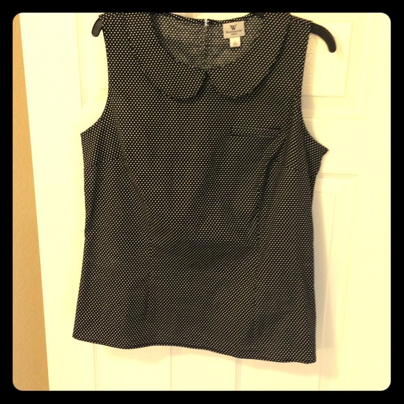 Worthington NWOT Polka Dot Blouse