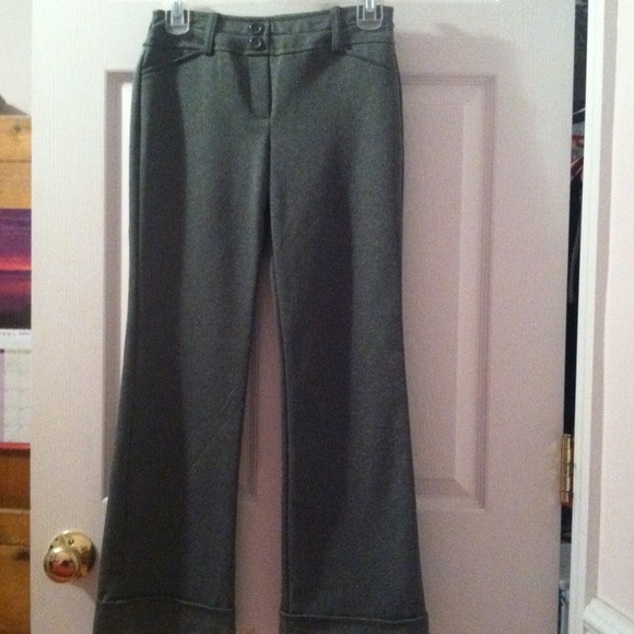 Gray slacks