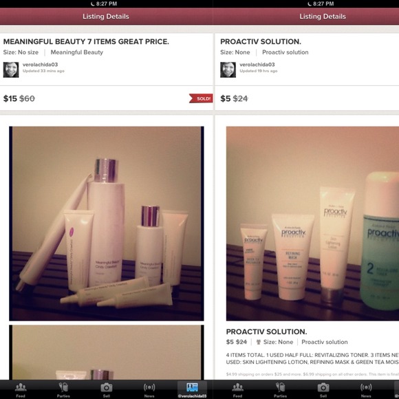 MEANINGFUL BEAUTY & PROACTIV  SOLUTION BUNDLED.