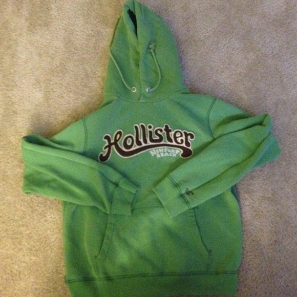 SOLD SOLD SOLD Green hollister hoodie hollister