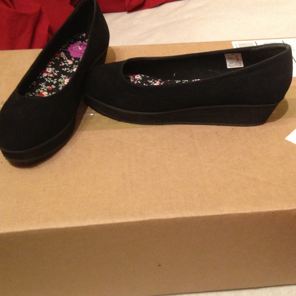 Sz9 rocket dog black platform shoes