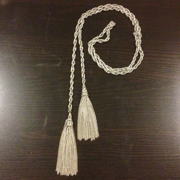 Tassled wrap necklace
