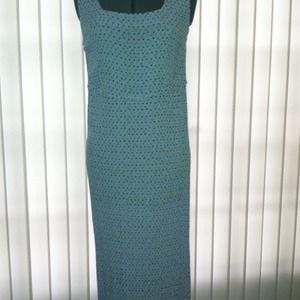 Long Dress no sleves Light Blue