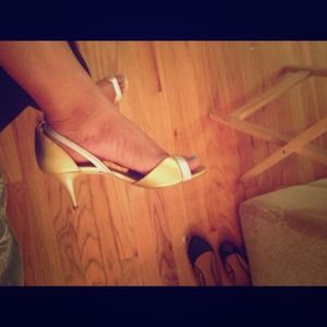 Akira black label gold and silver sandals. New