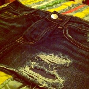 American Eagle Outfitters jean mini skirt