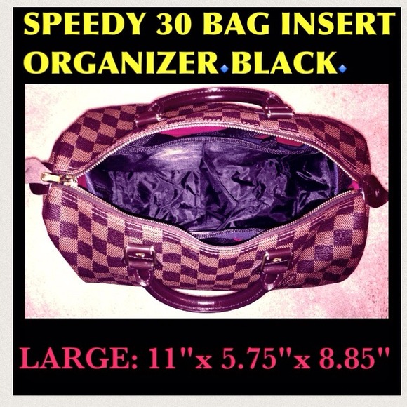 🆕Bag Insert Multipurpose Organizer LARGE BLACK 👜