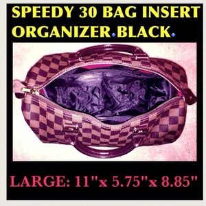 🆕Bag Insert Multipurpose Organizer LARGE BLACK 👜