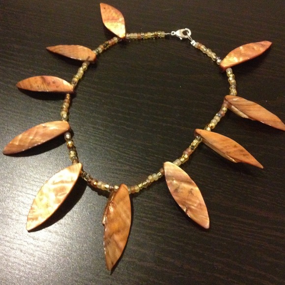 Hand beaded choker, beautiful statement piece!