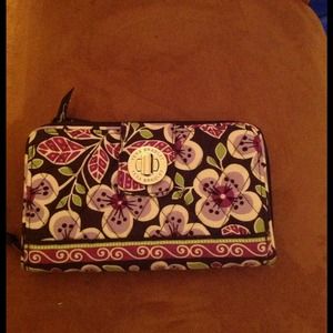 Traded Bundled!!Vera Bradley turn lock wallet euc