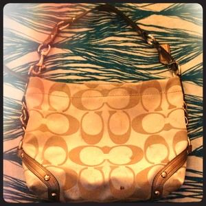 Authentic small coach handbag