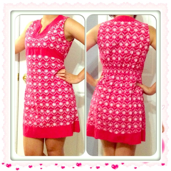 Sold in a bundle Hot Pink Eyelet Dress