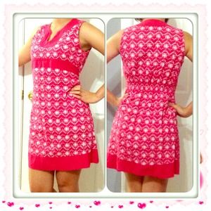 Sold in a bundle Hot Pink Eyelet Dress