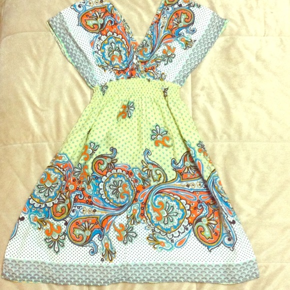 Sold in a bundle Paisley Print Summer Dress