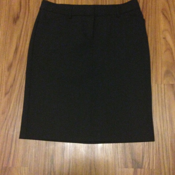 Black Express Pencil Skirt