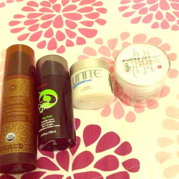 Set of 4 hair pomades, salon products!