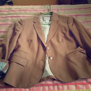 Jcrew camel schoolboy blazer size 6