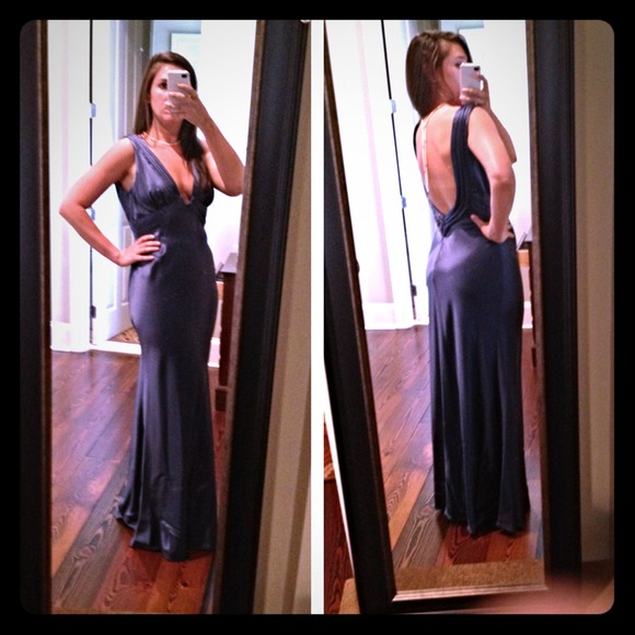 ABS satin gown