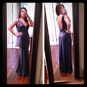 ABS satin gown