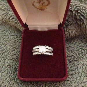 Premier Designs CZ Wedding Set