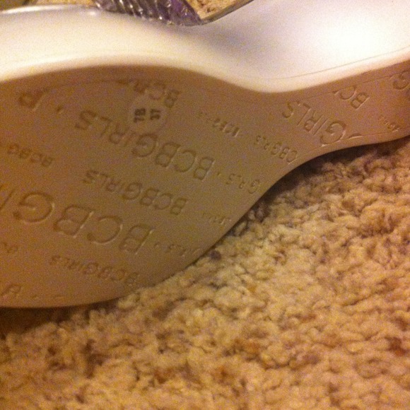 SALE!!! BCBG silver shoes! - Picture 2 of 2