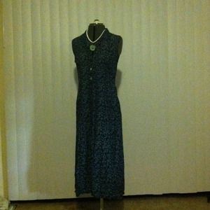 Long Summer Dress Short Sleeves