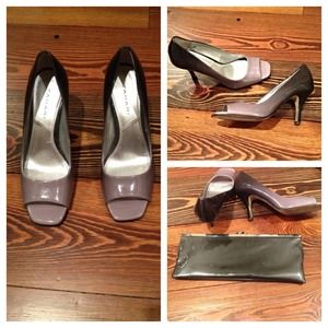 **Host Pick**Tahari grey to black ombré pumps