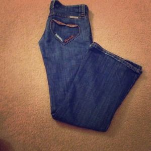 Gently worn Frankie B Bellbottoms