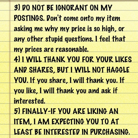 🔥MY GROUND RULES. - Picture 2 of 3