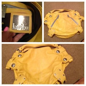 Kooba bright yellow large purse