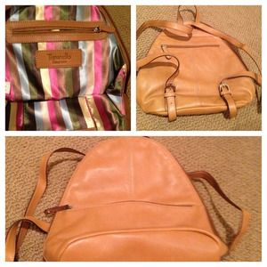 Tiganello light leather back pack