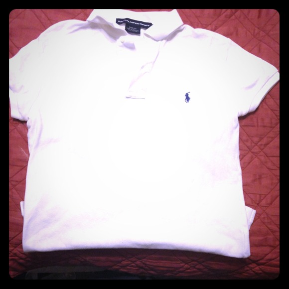 Ralph Lauren white polo