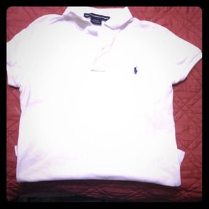 Ralph Lauren white polo